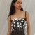 occidental style  hollow big sequin chain  fashion trend Street Snap woman