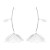 occidental style brief wind Alloy style hollow flowers earring Earring