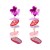  multilayer Cloth tassel earring all-Purpose trend fashion Street Snap
