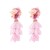  Chiffon tassel flower earring lady all-Purpose trend fashion Street Snap