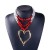  Metal love multilayer Pearl necklace necklace lady leisure personality