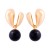  lady all-Purpose trend fashion Street Snap Alloy earringins wind