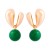  lady all-Purpose trend fashion Street Snap Alloy earringins wind