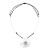  Alloy Metal geometry Round pendant necklace woman necklace personality