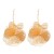 occidental style hollow Alloy flowers flowers ear stud earring all-Purpose trend fashion Street Snap