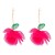 Chiffon flowers Alloy earrings occidental style personality fashion temperament Earring