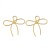 summer Alloy bow flowers earrings occidental style Earring woman trend brief Metal ear stud