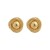 summer Alloy earrings occidental style Earring woman twining Metal Round ear studearrings
