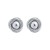 summer Alloy earrings occidental style Earring woman twining Metal Round ear studearrings