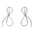 summer Alloy bow earrings occidental style Earring woman fashion elegant Metalearrings