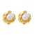 summer Alloy imitate Pearl flowers earrings occidental style Earring woman elegant ear studearrings