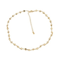  multilayer heart-shaped Alloy necklace exaggerating occidental style woman el..