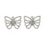earrings super Rhinestone butterfly earrings occidental style Earring lady trend elegant bride