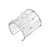 summer new occidental style exaggerating vertical Stripe weave Alloy bangle woman