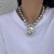 occidental style wind big pendantnecklace woman imitate Pearl necklace starfish chain