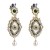 occidental style exaggerating personality eyes Alloy diamond ear stud creative fashions silver trend Earring