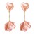 small fresh sweet petal Ladies earrings exaggerating personality flowers tassel long style woman
