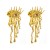occidental style exaggerating eyes Modeling earrings woman silver high unique ear stud