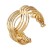 occidental style high geometry multilayer opening bangle ins exaggerating width