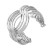 occidental style high geometry multilayer opening bangle ins exaggerating width
