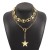 occidental style wind high star Metal necklace  fashion all-Purpose chain chain woman