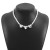  imitate Pearl love pendant necklace  retro palace wind summer brief clavicle chain