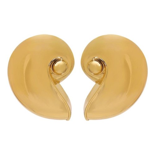 E summer wind Alloy earrings  exaggerating fashion geometry surface Metal ear stud