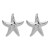 E occidental style samll fashion Metal starfish earrings  summerins tropical wind elements ear stud