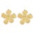 E retro Metal flowers earrings  occidental style wind fashion temperament exaggerating ear stud