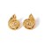 occidental style fashion temperament samll personality Earring  retro leisure wind diamond Metal ear stud