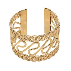 occidental style exaggerating hollow Metal opening bangle  fashion personality..