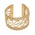 occidental style exaggerating hollow Metal opening bangle  fashion personality temperament high brief samll