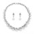  Alloy necklace earrings  elegant fashion all-Purpose bride set