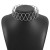 occidental style fashion brief wave Collar  samll high wind Metal opening necklace