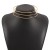 occidental style  retro wind brief Metal Collar fashion opening