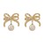 EowEarings bow Pearl ear stud  sweet wind brief samll earrings