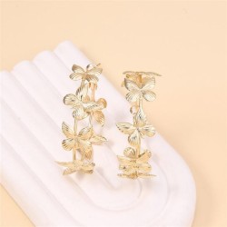  three-dimensional retro Metal butterfly circle buckle         temperament all..
