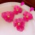 retro samll diamond flowers drop tassel ear stud elegant wind high temperament earrings woman
