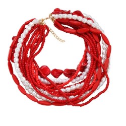 summer occidental style exaggerating necklace woman Bohemia ethnic style imita..