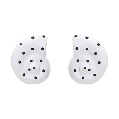 summer wind earrings occidental style Earring lady exaggerating Alloy