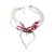 imitate Pearl necklace exaggerating occidental style woman heart-shaped Alloy pendant Bohemian style tur