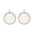 super claw chain occidental style exaggerating earrings woman Rhinestone fully-jewelled Round Earring trend banq