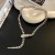 occidental style personality snake square necklace wind exaggerating clavicle chain fashion temperamen