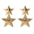  fashion brief atmospheric earrings geometry love star multilayer ear studs silver exaggerating samll Earring