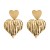  fashion brief atmospheric earrings geometry love star multilayer ear studs silver exaggerating samll Earring