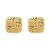 E occidental style fashion textured Metal pattern square ear stud  retro personality earrings woman