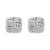 E occidental style fashion textured Metal pattern square ear stud  retro personality earrings woman