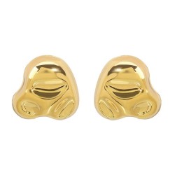 E fashion samll Irregular geometry earrings  brief personality high Metal ear ..