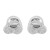 E fashion samll Irregular geometry earrings  brief personality high Metal ear stud