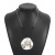  Metal geometry Round pendant necklace  same style exaggerating personality clavicle chain